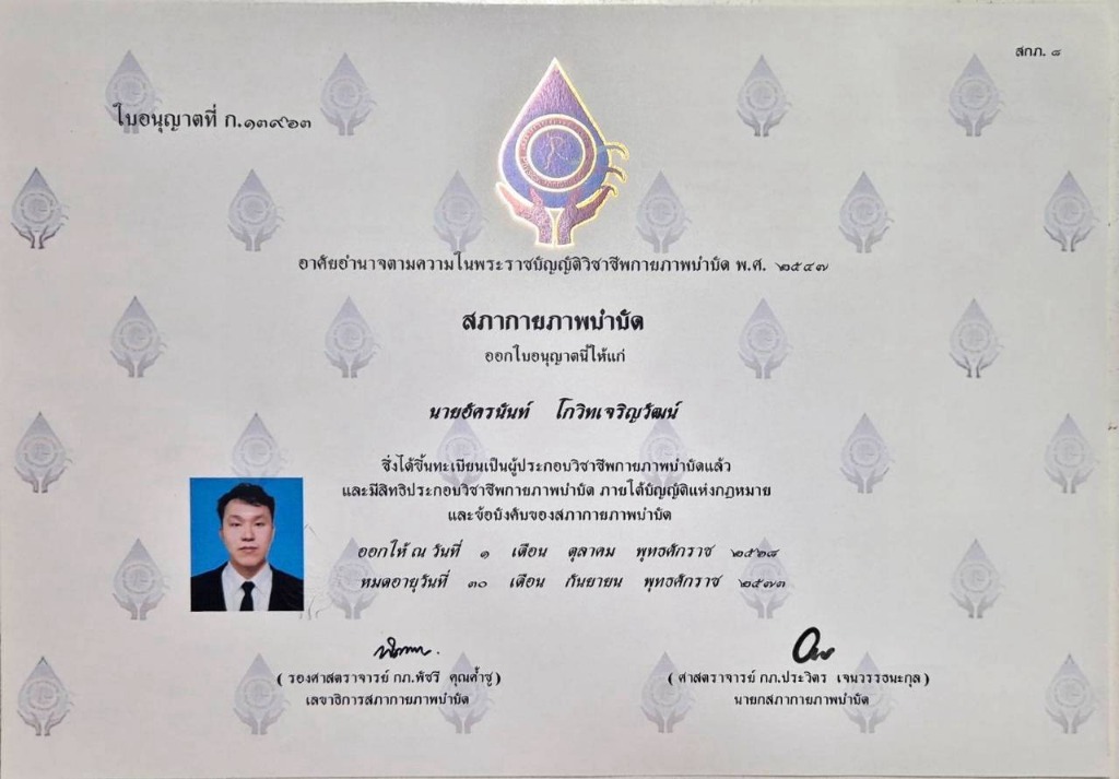 ใบประกอบวิชาชีพ